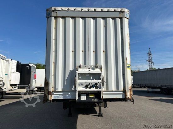 Auflieger mit Pritsche & Plane KRONE SD TAUTLINER, EDSCHA-VERDECK,  BPW-ACHSEN,