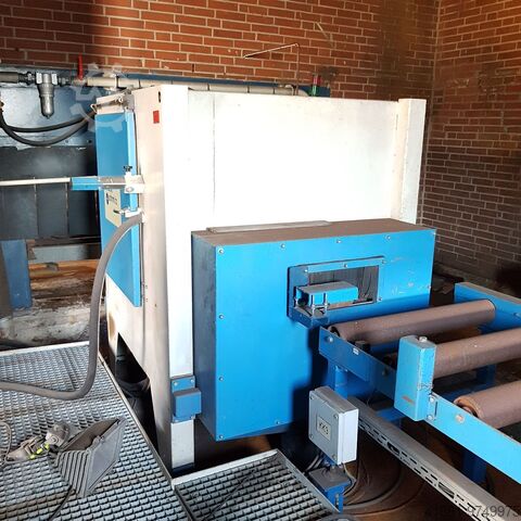 Durchlaufstrahlanlage - Profilkantenstra MUNK-SCHMITZ Stab.- + Profilkantenstrahlanlage