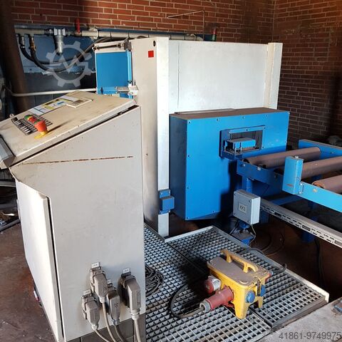 Durchlaufstrahlanlage - Profilkantenstra MUNK-SCHMITZ Stab.- + Profilkantenstrahlanlage