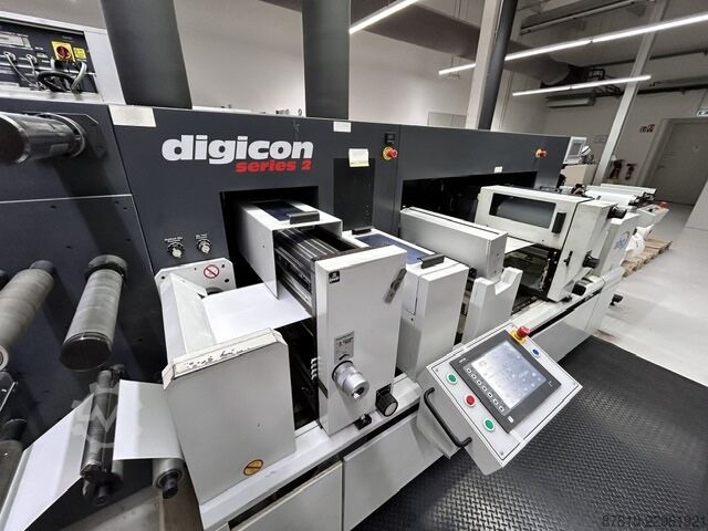 Etikettenverarbeitungsmaschinen ABG International Omega Digicon Series 2