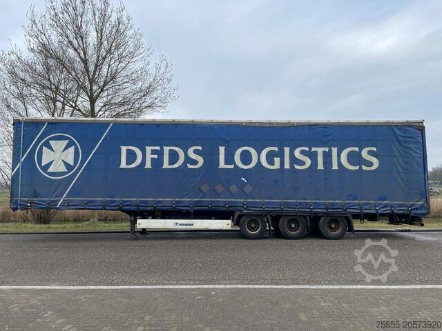 Curtain sided Krone SD 3-Axle Mega / BPW Axles / NL Trailer