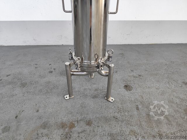 Cartridge filter housing – 5 × 30″ – SUS304 NORDFILTER 5 Kerzen 3 hoch