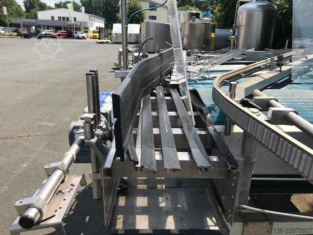 Flaschentisch 1,4 x 4,5m Sidel Flaschentisch