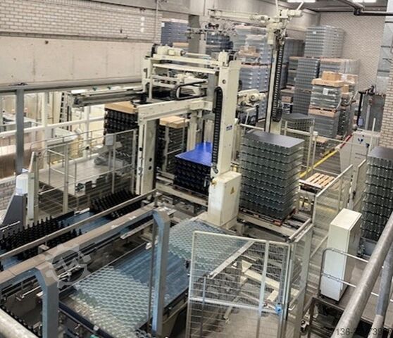 Filling line for glass bottles with ROPP cap komplette Linie ab Lager Fimer, Kettner, Krones, Arol 