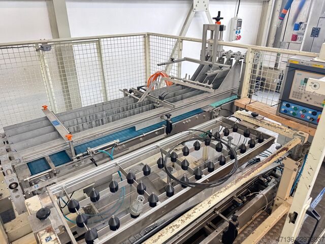 Filling line for glass bottles with ROPP cap komplette Linie ab Lager Fimer, Kettner, Krones, Arol 