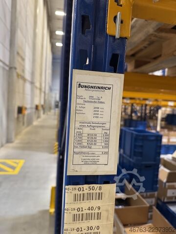 Pallet rack frame height approx. 8m, 500kg Jungheinrich Typ: B