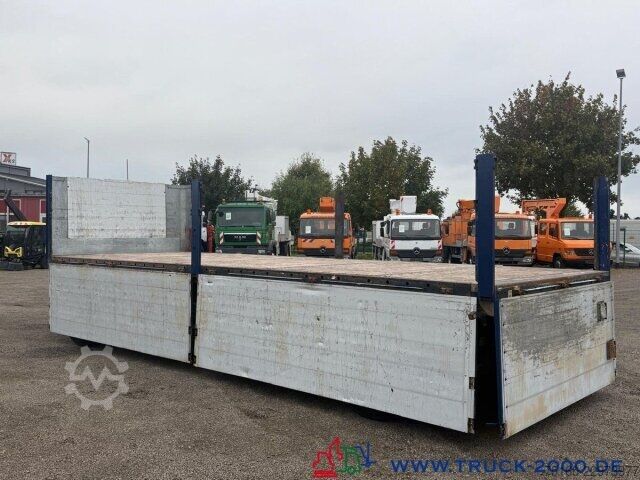 Anhänger mit Pritsche & Plane Fliegl ZPS180 Baustoffanhänger SAF Achsen + aus 1. Hand