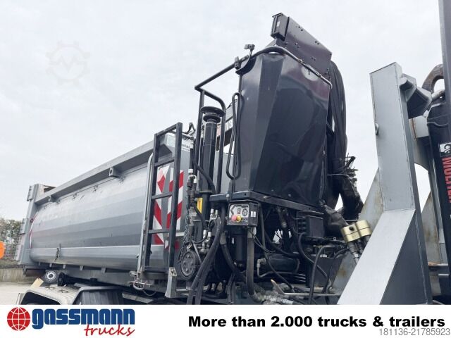 Roll-off container  Abrollcontainer mit Kran Jonsered 1300RST96, Funk