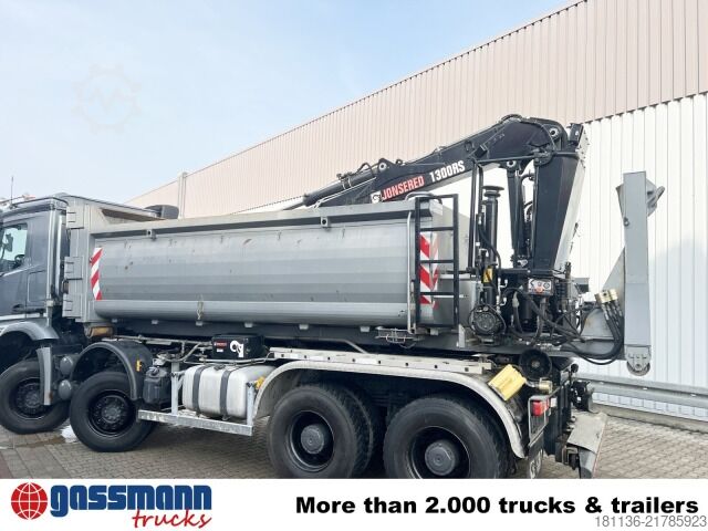 Roll-off container  Abrollcontainer mit Kran Jonsered 1300RST96, Funk