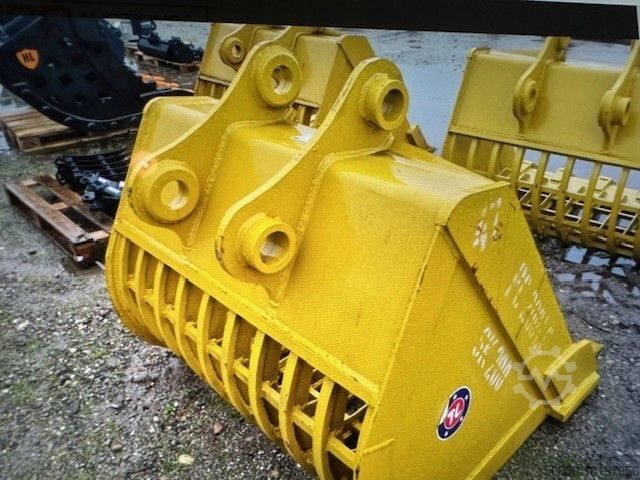 Kettenbagger Sieblöffel mit Zähne für 17/24 t. Bagger
