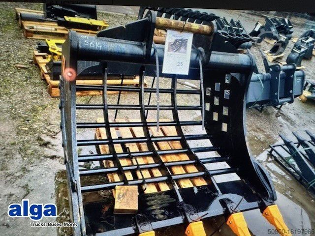 Kettenbagger Sieblöffel mit Zähne, für 22/30 t. Bagger
