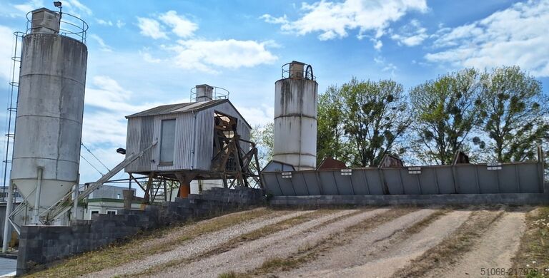 Stationäre Betonmischanlage Liebherr Mobilmix 60