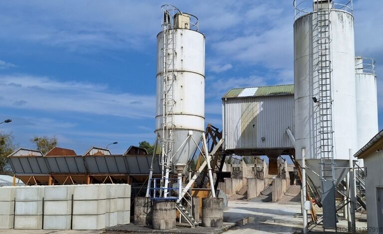 Stationäre Betonmischanlage Liebherr Mobilmix 60