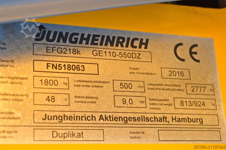 Jungheinrich EFG 218k Jungheinrich EFG 218k