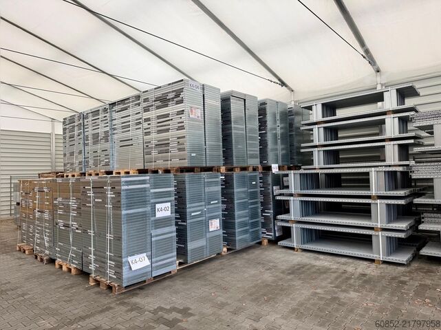 Modular shelf 100 lfm SSI Schäfer R3000 Fachbodenregal 249cm hoch, 50cm tief, 6 Lagerebenen