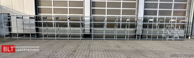Modular shelf ca. 60,06 lfm. Fachbodenregale META H: 200 cm T: 60 cm , 150 kg pro Ebene