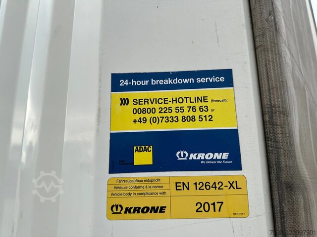 Krone 280cm inside height / liftaxle / palletbox / BPW+drumbrakes / NL-trailer / APK: 01-2027 Krone 280cm inside height / liftaxle / palletbox / BP...