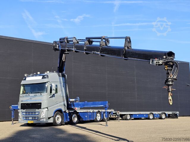 Volvo FH 500 8x2 / HMF 70 tm CRANE + JUMBO TRAILER Volvo FH 500 8x2 / HMF 70 tm CRANE + JUMBO TRAILER