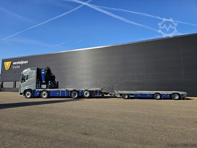 Volvo FH 500 8x2 / HMF 70 tm CRANE + JUMBO TRAILER Volvo FH 500 8x2 / HMF 70 tm CRANE + JUMBO TRAILER
