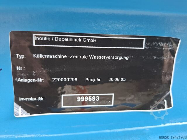 Kaltwassersatz mit 2 Bitzer Verdichtern Reisner/Bitzer KWR W250KS