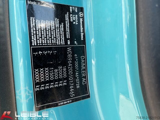 Tipper truck MERCEDES-BENZ Arocs 1832 Kipper+ Kran Palfinger PK9501*205TKM*