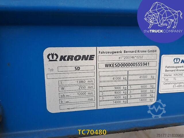 Sliding tarpaulins Krone SD