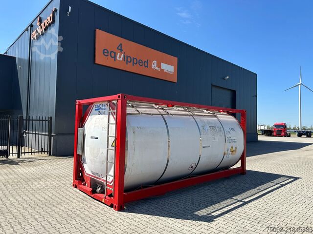 Tank container CIMC 20FT ISO / 25.080L / 1-COMP. / BAFFLES / UN PO...
