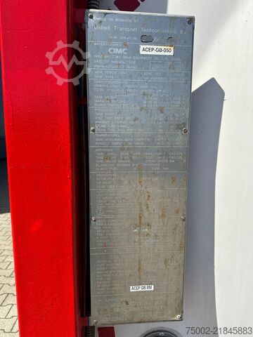 Tank container CIMC 20FT ISO / 25.080L / 1-COMP.  / BAFFLES / UN PO...