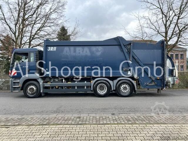 Refuse collection vehicle MAN TGS 26.320 Müllwagen Schörling / Euro 4