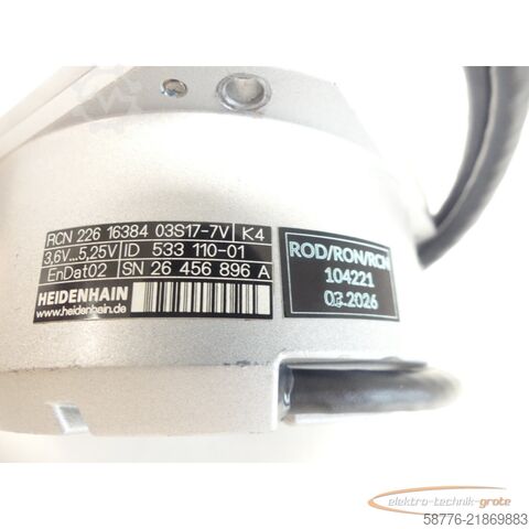 Component Heidenhain RCN 226 16384 03S17-7V .533 110-01 -mit 6 Monaten Gwl.!-