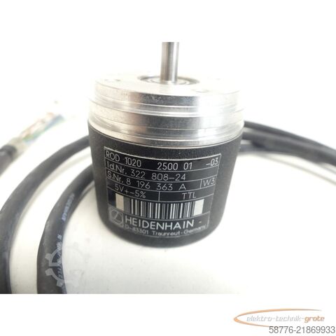 Component Heidenhain ROD 1020 2500 01-03 Drehgeber .322 808-24 SN:8196363A-ungebr.!-