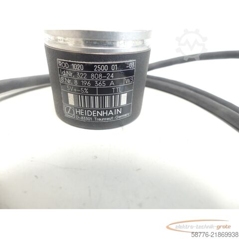 Component Heidenhain ROD 1020 2500 01-03 Drehgeber .322 808-24 SN:8196365A-ungebr.!-