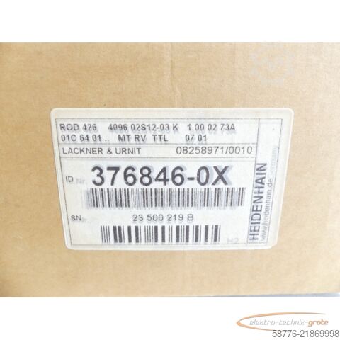 Component Heidenhain ROD 426 4096 02S12-03 Drehgeber . 376 846-0X  - ! -