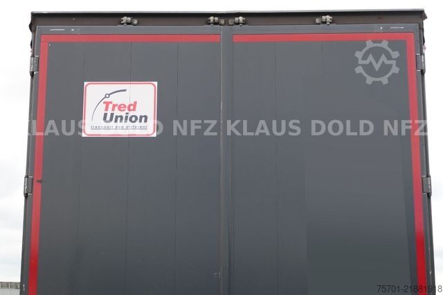 Open trailer with tarp LECITRAILER R3EC Pritsche Plane SAF Achsen