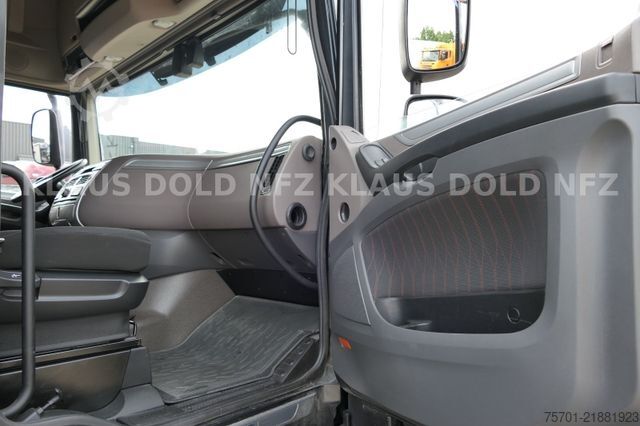 Flatbed truck with tarp DAF XF 480 Pritsche Plane Retarder Standklima Euro 6