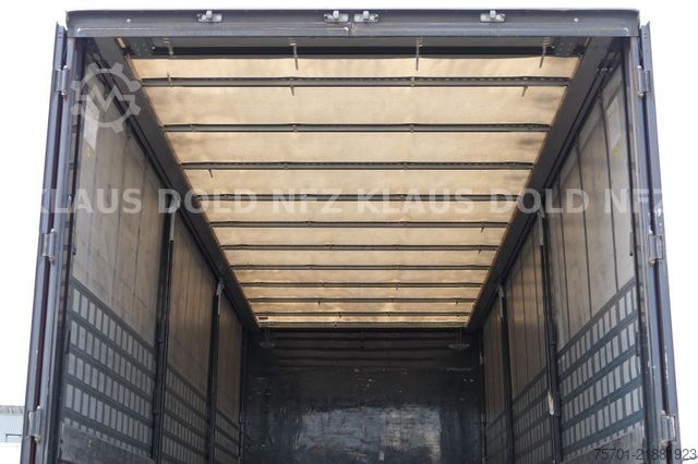 Flatbed truck with tarp DAF XF 480 Pritsche Plane Retarder Standklima Euro 6