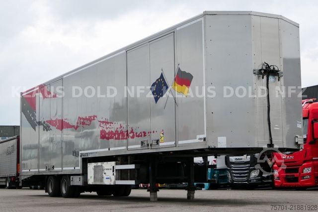 Car carrying semitrailer  Wiese SA 26 AT S Autotransporter mit Thermo King