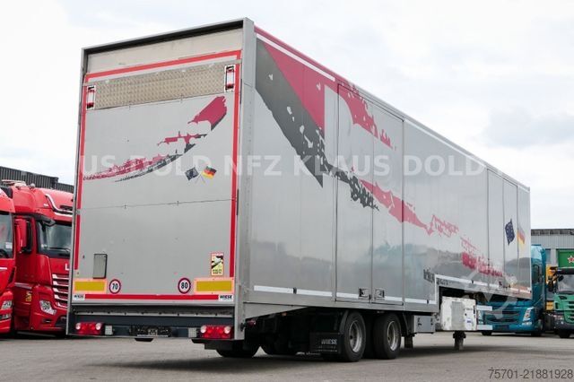 Car carrying semitrailer  Wiese SA 26 AT S Autotransporter mit Thermo King