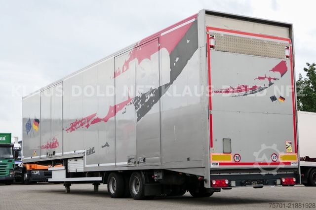 Car carrying semitrailer  Wiese SA 26 AT S Autotransporter mit Thermo King