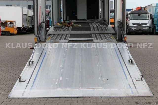 Car carrying semitrailer  Wiese SA 26 AT S Autotransporter mit Thermo King