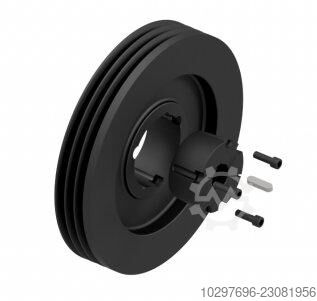 Flywheel/pulley, diameter 420 mm, 55 kg – 1 piece REMET 