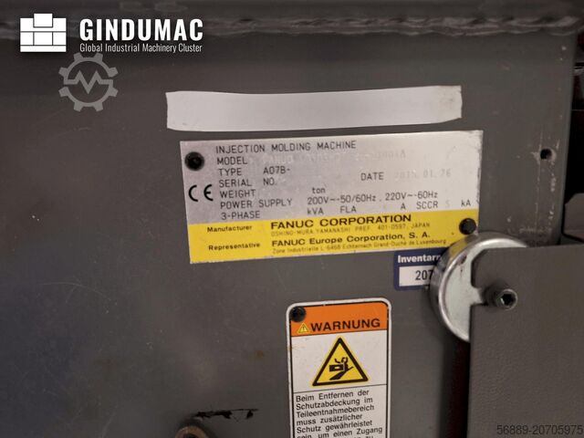 Elektrische Spritzgießmaschine FANUC Roboshot S100iA