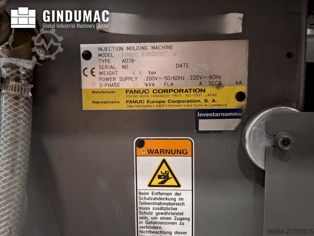 Elektrische Spritzgießmaschine FANUC Roboshot S100iA