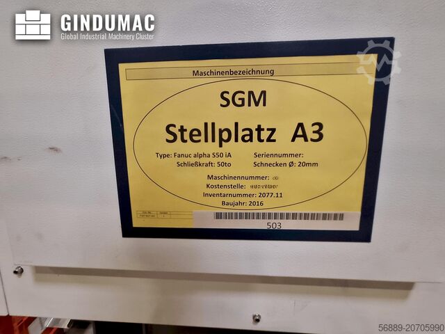 Elektrische Spritzgießmaschine FANUC Roboshot S50iA