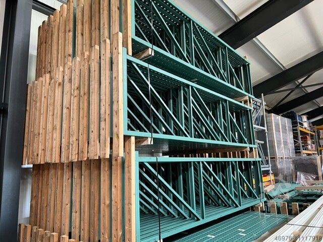 Palettenregal Hochregal Regal Hovuma/ 10,10 lfm/ Ständer: 3.650 x 870 mm/ Traverse: 2.400 mm