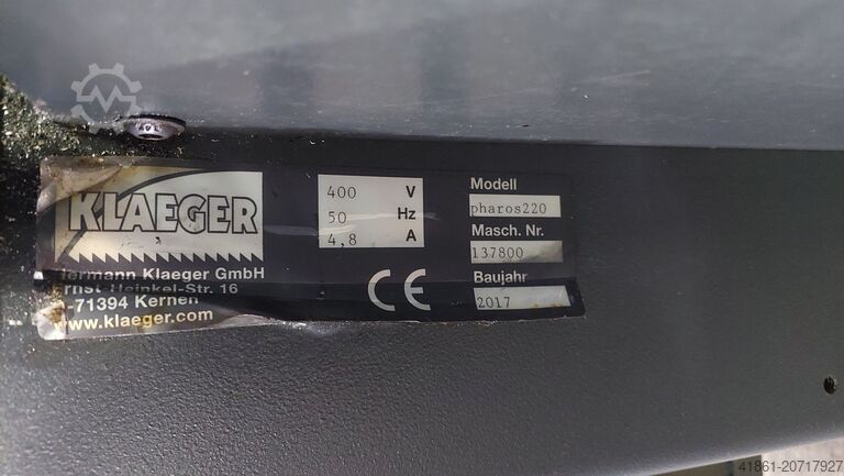 Hydr. hochl. Bandsägeautomat KLAEGER Pharos 220