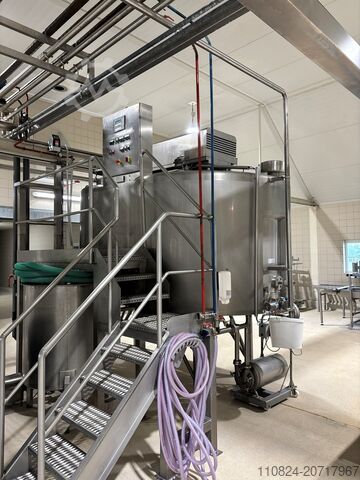 Produktionslinie für 15-kg-Euroblock-Käse van 't Riet 