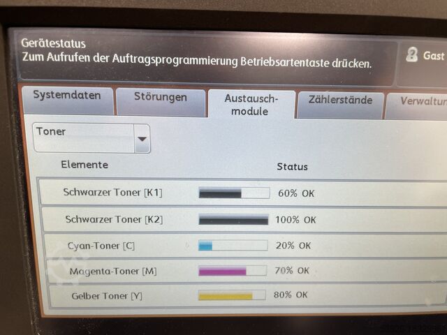 Colour production machine Xerox Versant 180 incl. 2-side trimmer Fiery, Squarefold