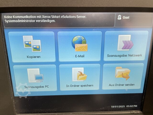 Colour production machine Xerox Versant 180 incl. 2-side trimmer Fiery, Squarefold