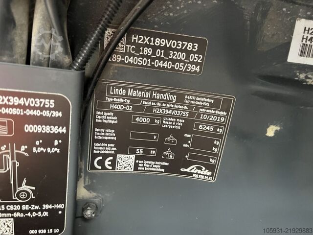Dieselstapler Linde H40D-02